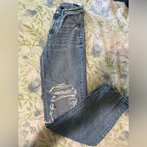 American eagle baggy ripped jeans